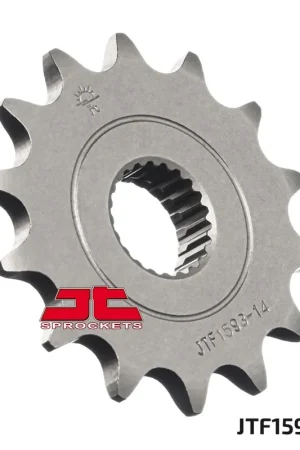 Uitverkoop JT Sprockets - FRONT STEEL 14T - Sprockets - Compatible with Yamaha Yfm 250 Raptor